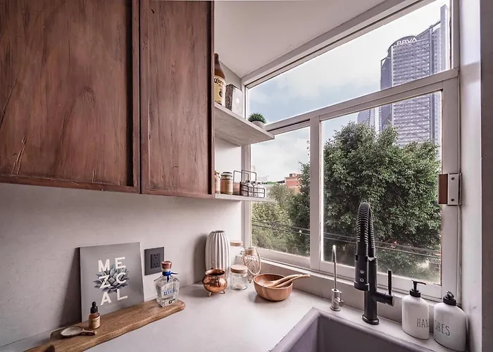 Apartamento The Corner, 3bd With Workspaces In Roma Condesa *